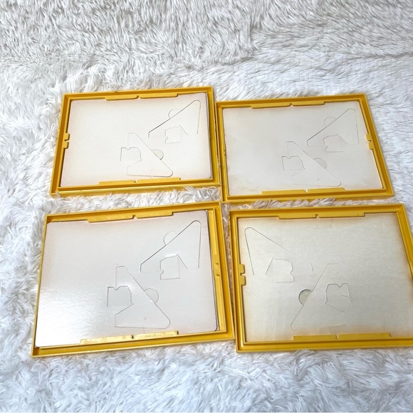 Vintage Set Of 4 Fuzzy Velvet Kitchen Teapot Framed Collage Wall Decor - Picture 6 of 7